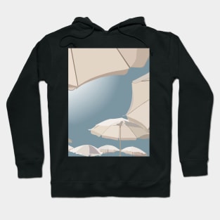 Beach Minimalist Illustration Hoodie